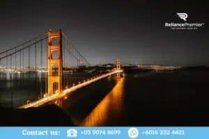 Golden Bridge at night